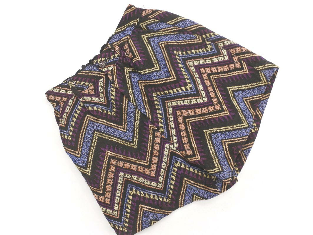 AS KNOW AS アズノゥアズ 総柄 ショート パンツ sizeF/黒 ■◆ ☆ fhb3 レディース【USED】【中古】【古着】【ブランド古着買取・販売ABJ】(4)