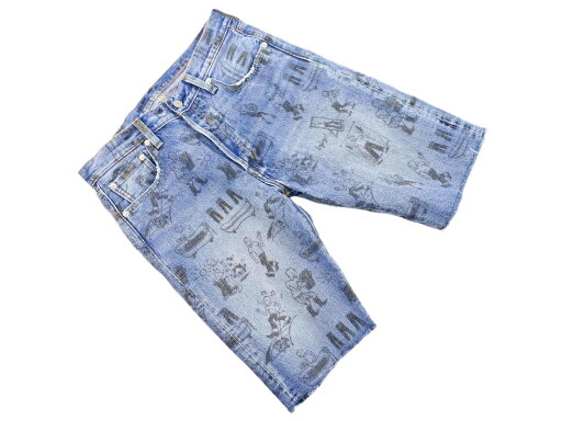 LEVI'S リーバイス 34512-0096 シュリンクトゥフィット 501 DAY 総柄 ボタンフライ ハーフ デニムパンツ size30/青 ■◆ ☆ fhb3 メンズ【USED】【中古】【古着】【ブランド古着買取・販売ABJ】 LEVI'S リーバイス 34512-0096 シュリンクトゥフィット 501 DAY 総柄 ボタンフライ ハーフ デニムパンツ size30/青 ■◆ ☆ fhb3 メンズ【USED】【中古】【古着】【ブランド古着買取・販売ABJ】