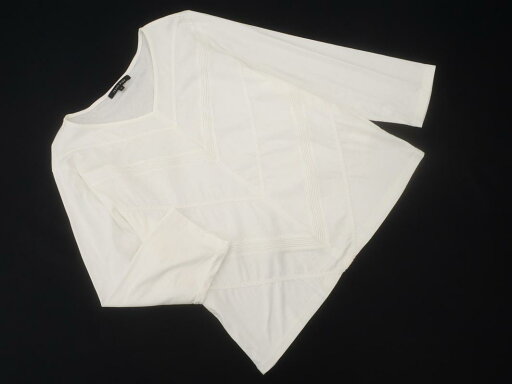 ネコポスOK TRANS WORK トランスワーク 大きいサイズ Vネック カットソー size44/白 ■◇ ☆ ffd0 レディース【USED】【中古】【古着】【ブランド古着買取・販売ABJ】 ネコポスOK TRANS WORK トランスワーク 大きいサイズ Vネック カットソー size44/白 ■◇ ☆ ffd0 レディース【USED】【中古】【古着】【ブランド古着買取・販売ABJ】