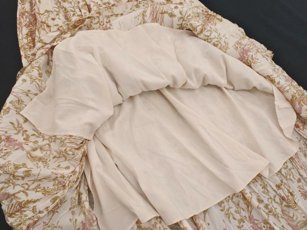 Mila Owen ミラオーウェン 花柄 巻き ラップ スカート size0/ベージュ ■◇ ☆ gea8 レディース【USED】【中古】【古着】【ブランド古着買取・販売ABJ】 furugi-abj-11164121 ブランド古着ならABJ サンプル画像3
