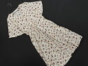 イーハイフンワールドギャラリー 花柄 ワンピース ロング カーディガン sizeF/オフホワイト ■◆ ☆ fdc5 レディース【USED】【中古】【古着】【ブ...