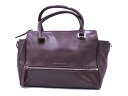 CHARLES & KEITH チャールズ&キース フェイクレザー 2WAY トート バッグ ボルドー ■■ ☆ fcc7 レディース【USED】【中古】【古着...