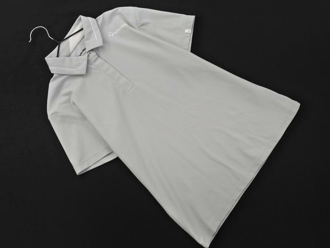 ネコポスOK Taylor Made テイラーメイド ゴルフ ロゴ ストレッチ 半袖 ポロシャツ sizeS/ライトグレー ■◆ ☆ gec8 レディース ストレッチ性：あり　後ろ面・スソ中央にヨゴレがございます。（各箇所のヨゴレやダメージに関しましては、写真をご参照ください）使用感がございますが、まだまだ活躍してくれると思います。 表記サイズ：S 実寸サイズ： 肩幅38cm身幅（脇下）41cm後ろ着丈（襟元より）56cm全長-袖丈16cm ライトグレー ★素材は画像にてご確認ください。（画像にない場合は基本的に不明となります） ネコポスについて： ネコポスOKとタイトルに記載されていない商品はネコポス対象外となっております。 →ネコポス・送料について ご注意： お品の状態に関しては個人差がありますので神経質な方はご遠慮ください。 写真の色はご覧のモニターにより実際の色や明るさ等と異なって見える場合があります。あらかじめご了承ください。 →ご注文に関してのご注意