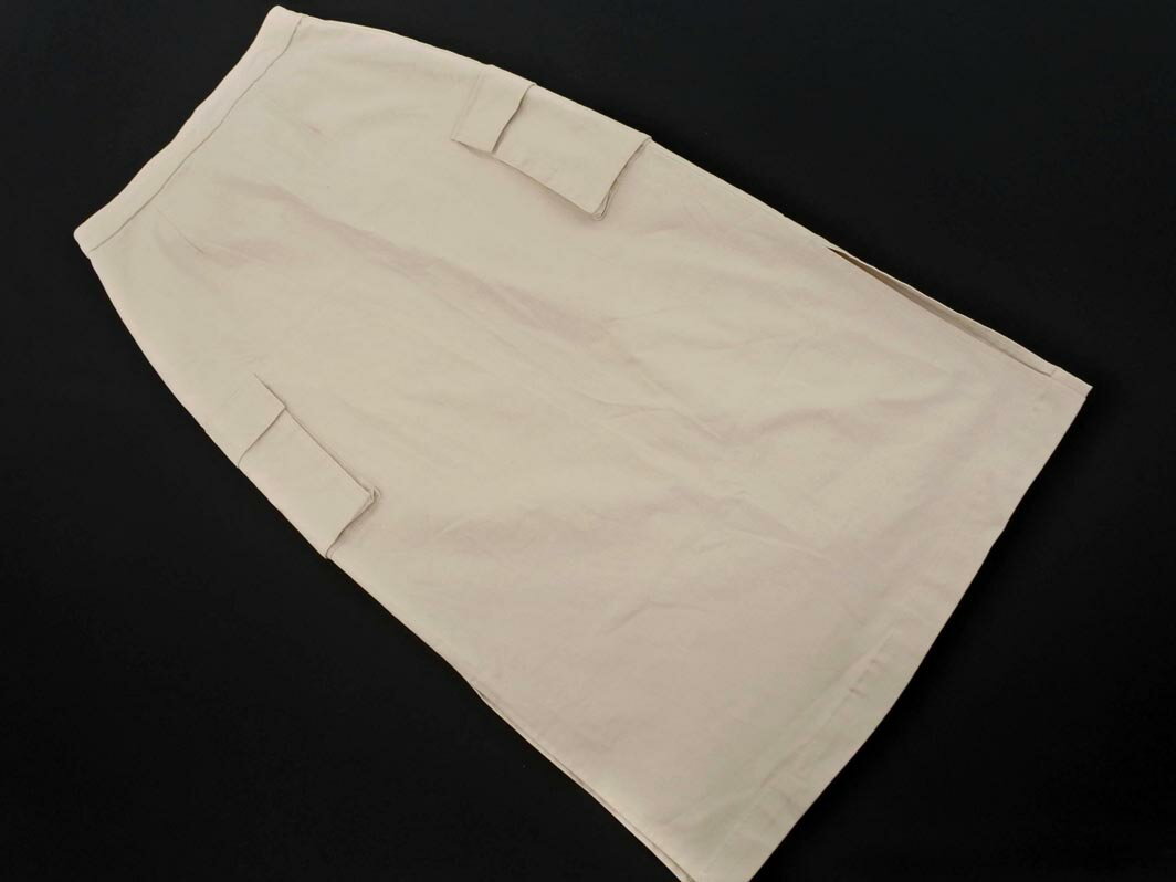 holiday ホリデー アンティローザ サイドスリット タイト スカート sizeM/ベージュ ■◇ ☆ fac7 レディース【USED】【中古】【古着】【ブランド古着買取・販売ABJ】