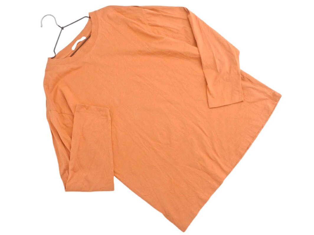 ネコポスOK E Hyphen World gallery イーハイフンワールドギャラリー プルオーバー カットソー sizeF/オレンジ ■◇ ☆ fhb9 レディース【USED】【中古】【古着】【ブランド古着買取・販売ABJ】(4)