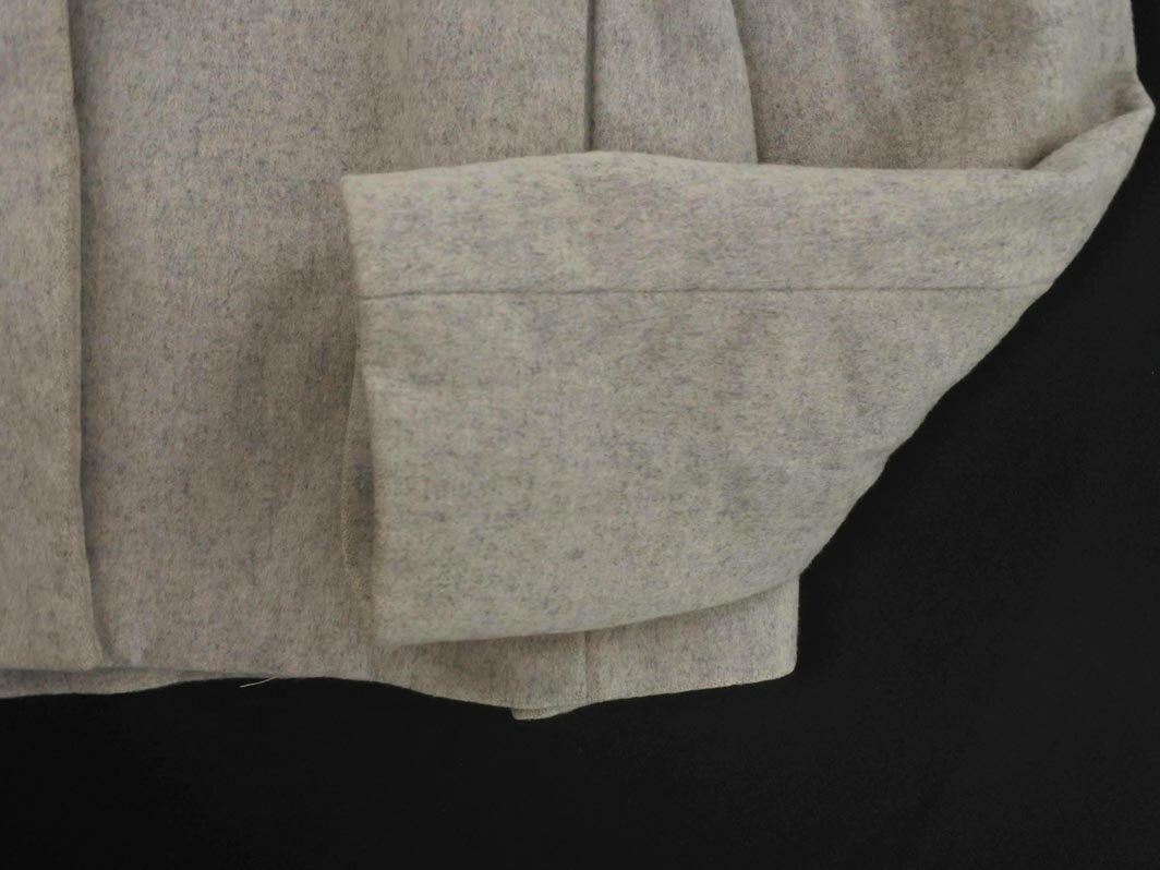 UNTITLED アンタイトル ウール100% フード ジャケット size2/グレー ◇■ ☆ fhc6 レディース【USED】【中古】【古着】【ブランド古着買取・販売ABJ】