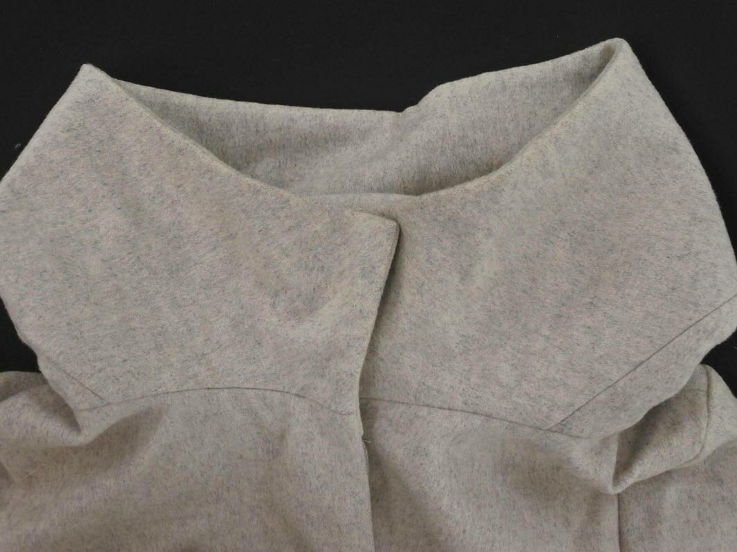 UNTITLED アンタイトル ウール100% フード ジャケット size2/グレー ◇■ ☆ fhc6 レディース【USED】【中古】【古着】【ブランド古着買取・販売ABJ】