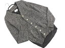 votole ヴォトル ウール混 ストライプ 切替 カーディガン size46/グレー ◇■ ☆ fab6 メンズ【USED】【中古】【古着】【ブランド古着買取...