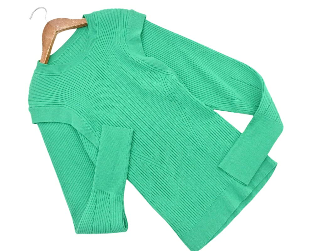 VIS ビス フェイクレイヤード ニット セーター sizeF/緑 ◇■ ☆ fia4 レディース【USED】【中古】【古着】【ブランド古着買取・販売ABJ】