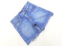 LEPSIM レプシィムローリーズファーム USED加工 カットオフ ショート デニムパンツ sizeM/紺 ■◆ ☆ fdb6 レディース【USED】【中古】【古着】【ブランド古着買取・販売ABJ】(4)