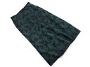 K.T. キヨコタカセ 花柄 ロング スカート size9/黒x緑 ■◇ ☆ fba6 レディース【USED】【中古】【古着】【ブランド古着買取・販売ABJ】(4)