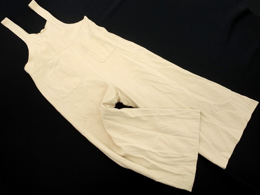 Kastane カスタネ バックリボン サロペット オーバーオール size1/ベージュ ◇■ ☆ eic5 レディース【USED】【中古】【古着】【ブランド古着買取・販売ABJ】