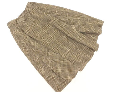 NATURAL BEAUTY BASIC ナチュラルビューティーベーシック グレンチェック フレア スカート sizeM/ブラウン ◇■ ☆ eic3 レディース【USED】【中古】【古着】【ブランド古着買取・販売ABJ】 NATURAL BEAUTY BASIC ナチュラルビューティーベーシック グレンチェック フレア スカート sizeM/ブラウン ◇■ ☆ eic3 レディース【USED】【中古】【古着】【ブランド古着買取・販売ABJ】