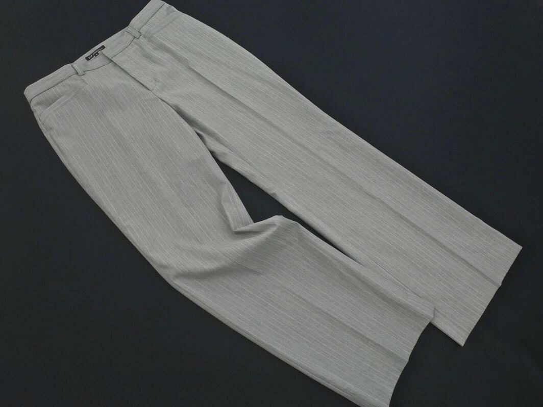 23区 ストライプ ブーツカット パンツ size40/グレー ■■ ☆ gib1 レディース【USED】【中古】【古着】【ブランド古着買取・販売ABJ】 furugi-abj-11220338 ブランド古着ならABJ パッケージ画像
