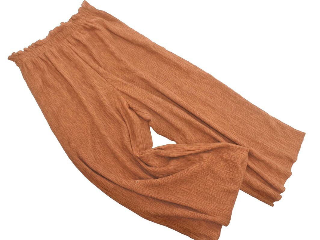 ZARA ザラ ワイド パンツ sizeM/茶 ■◇ ☆ fbb1 レディース【USED】【中古】【古着】【ブランド古着買取・販売ABJ】