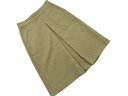NATURAL BEAUTY BASIC ナチュラルビューティーベーシック Aライン 台形 スカート sizeS/カーキ ◇■ ☆ eja1 レディース【USE...