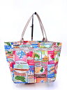 LESPORTSAC レスポートサック パネル総柄 トート バッグ カラフル ■■ ☆ fcc6 レディース【USED】【中古】【古着】【ブランド古着買取・販売...
