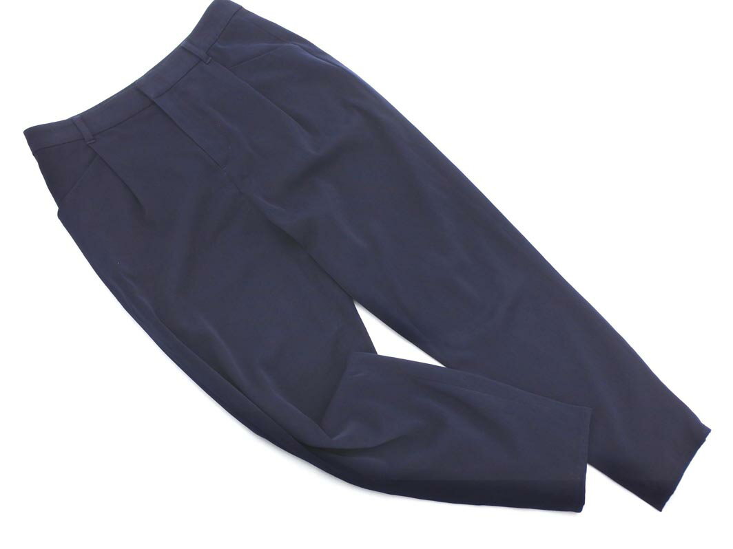ELLE エル テーパード パンツ size36/紺 ■◇ ☆ elb2 レディース【USED】【中古】【古着】【ブランド古着買取・販売ABJ】