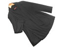 ネコポスOK AMACA アマカ ショール カーディガン size38/黒 ■◇ ☆ ffd0 レディース【USED】【中古】【古着】【ブランド古着買取・販売A...