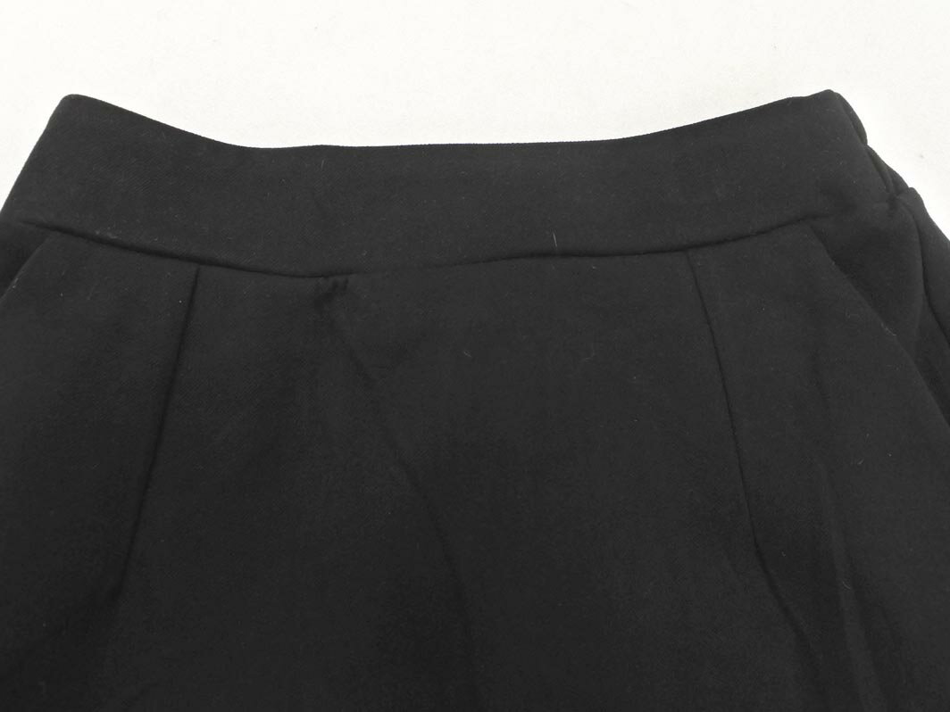 LAKOLE ラコレ サイドスリット ロング スカート sizeM/黒 ■■ ☆ fdc4 レディース【USED】【中古】【古着】【ブランド古着買取・販売ABJ】