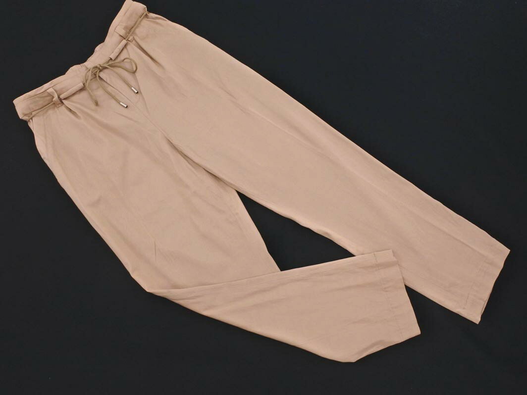MAYSON GREY メイソングレイ タック クロップド パンツ size2/ベージュ ■◇ ☆ gea7 レディース【USED】【中古】【古着】【ブランド古着買取・販売ABJ】