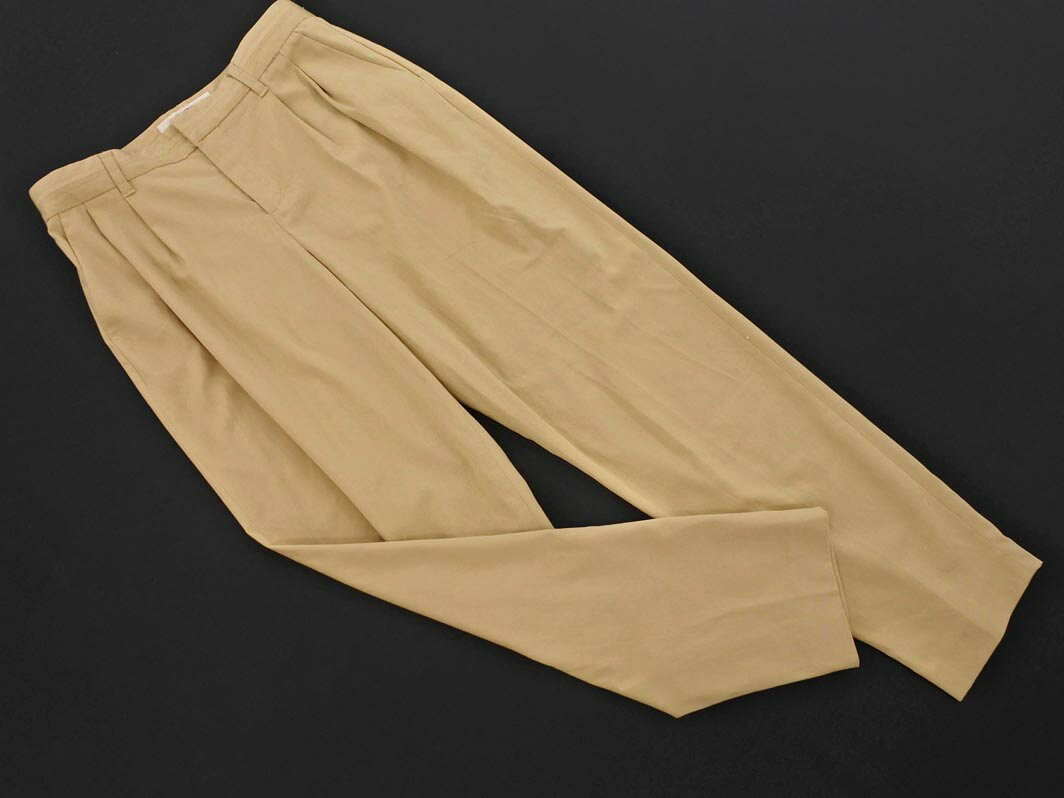 nano universe ナノユニバース テーパード パンツ size38/ベージュ ■■ ☆ gec8 レディース【USED】【中古】【古着】【ブランド古着買取・販売ABJ】 furugi-abj-11177628 ブランド古着ならABJ パッケージ画像