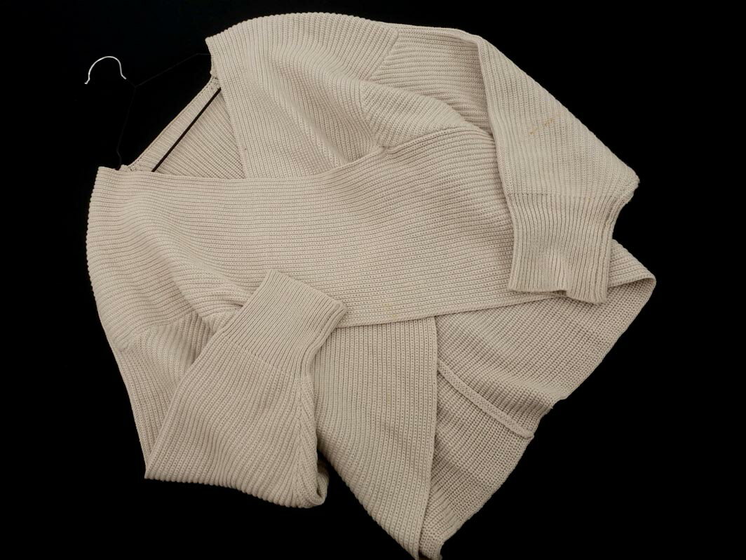 VIS ビス カシュクール ニット セーター sizeF/グレージュ ◇■ ☆ elb9 レディース【USED】【中古】【古着】【ブランド古着買取・販売ABJ】