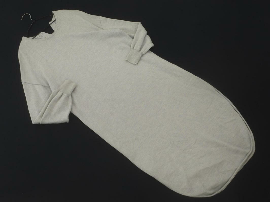 FRAME WORK フレームワーク ウール100% ニット ワンピース グレー ◇■ ☆ fic4 レディース【USED】【中古..