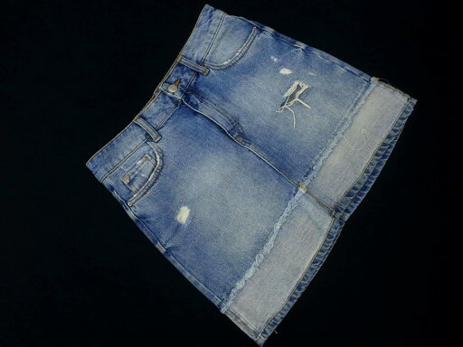 ZARA basic ザラ ベーシック ダメージ加工 ミニ デニムスカート sizeS/青 ■◆ ☆ fgb6 レディース【USED】【中古】【古着】【ブランド古着買取・販売ABJ】 ZARA basic ザラ ベーシック ダメージ加工 ミニ デニムスカート sizeS/青 ■◆ ☆ fgb6 レディース【USED】【中古】【古着】【ブランド古着買取・販売ABJ】