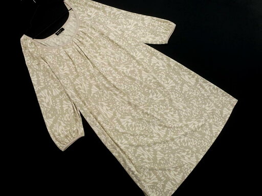 COMME CA ISM コムサイズム 総柄 チュニック ワンピース sizeF/オフホワイトxグレー ■◇ ☆ elb8 レディース【USED】【中古】【古着】【ブランド古着買取・販売ABJ】 COMME CA ISM コムサイズム 総柄 チュニック ワンピース sizeF/オフホワイトxグレー ■◇ ☆ elb8 レディース【USED】【中古】【古着】【ブランド古着買取・販売ABJ】
