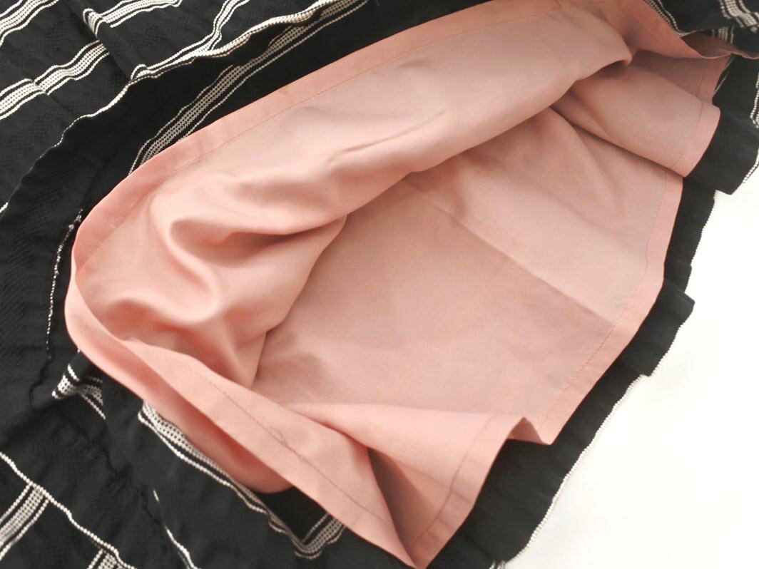 ブラック 小花柄 シフォン ティアード ミニスカート レディース 女性用 夏物 ハイウエスト 着痩せ Aライン 小柄 低身長 スカート ボトムス