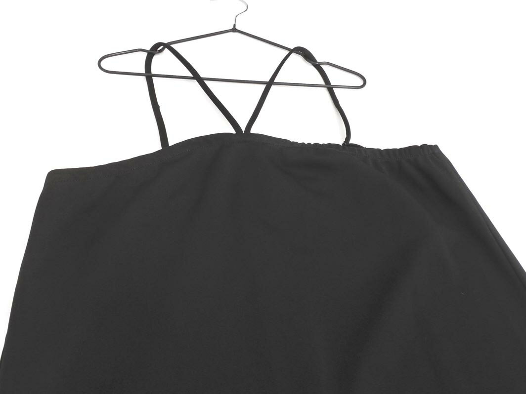 mystic ミスティック Vネック キャミソール ワンピース size1/黒 ■◆ ☆ ffc3 レディース【USED】【中古】【古着】【ブランド古着買取・販売ABJ】