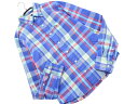 Abercrombie & Fitch アバクロンビー&フィッチ チェック ボタンダウン シャツ sizeS/青 ■◇ ☆ feb9 メンズ【USED】【中古】...