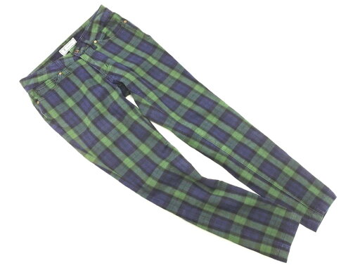 Rope Picnic ロペピクニック チェック ストレッチ パンツ size36/緑x紺 ■■ ☆ feb5 レディース【USED】【中古】【古着】【ブランド古着買取・販売ABJ】 Rope Picnic ロペピクニック チェック ストレッチ パンツ size36/緑x紺 ■■ ☆ feb5 レディース【USED】【中古】【古着】【ブランド古着買取・販売ABJ】