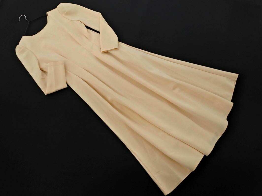 &NOSTALGIA ノスタルジア タック Aライン ワンピース sizeM/ベージュ ◇■ ☆ fkb8 レディース【USED】【中古】【古着】【ブランド古着買取・販売ABJ】