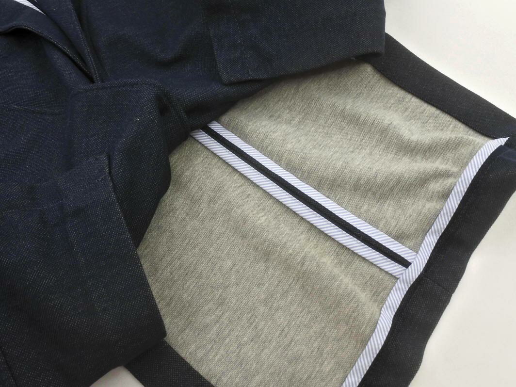 ZARA MAN ザラ マン エルボーパッチ テーラード ジャケット size42/紺 ◇■ ☆ fhc7 メンズ【USED】【中古】【古着】【ブランド古着買取・販売ABJ】