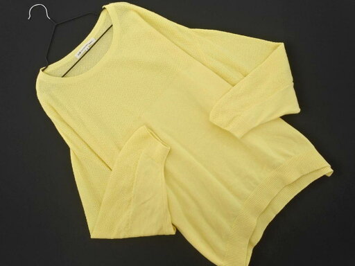 23区 サマー ニット セーター size38/黄 ■◇ ☆ fha4 レディース【USED】【中古】【古着】【ブランド古着買取・販売ABJ】 23区 サマー ニット セーター size38/黄 ■◇ ☆ fha4 レディース【USED】【中古】【古着】【ブランド古着買取・販売ABJ】