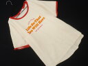 ネコポスOK Discoat ディスコート フロッキープリント Tシャツ sizeF/オフホワイト ■◆ ☆ fgb1 レディース【USED】【中古】【古着】【...