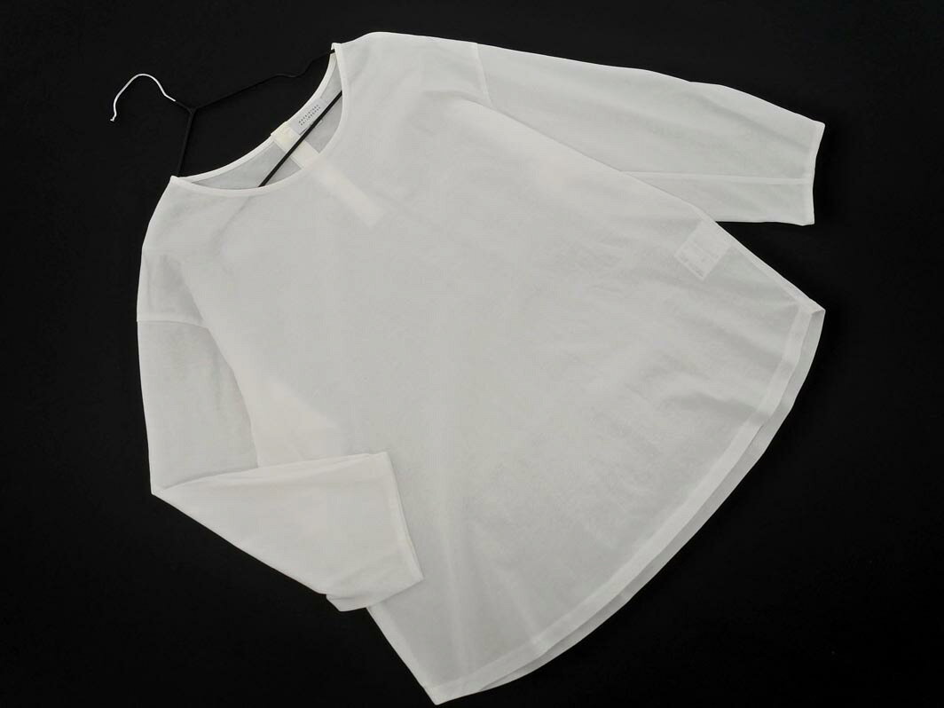 ネコポスOK MACKINTOSH PHILOSOPHY マッキントッシュフィロソフィー カットソー ブラウス シャツ size38/白 ◇■ ☆ fhc7 レディース【USED】【中古】【古着】【ブランド古着買取・販売ABJ】
