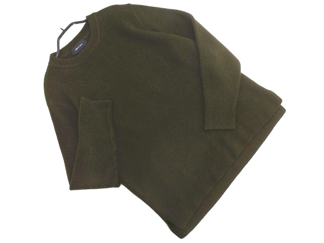 SHIPS JET BLUE シップスジェットブルー ウール混 ニット セーター sizeS/カーキ ◇■ ☆ fid0 メンズ 商品に目立つヨゴレなど無く、USEDとして良い状態です。 表記サイズ：S 実寸サイズ： 肩幅40cm身幅（脇下...