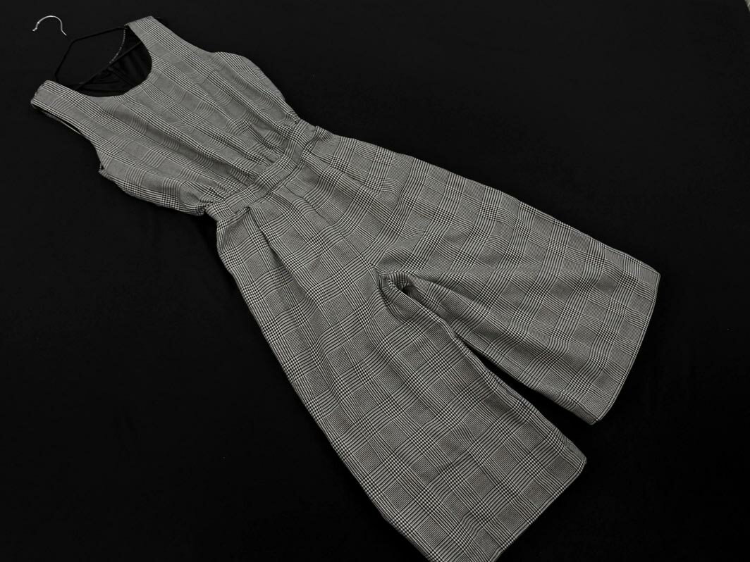 INGNI イング 千鳥柄 オールインワン sizeM/白x黒 ■◆ ☆ fec2 レディース【USED】【中古】【古着】【ブランド古着買取・販売ABJ】