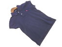 Ralph Lauren ラルフローレン ポロシャツ 150cm 紺 ■◆ ☆ fga7 【USED】【中古】【古着】【ブランド古着買取・販売ABJ】