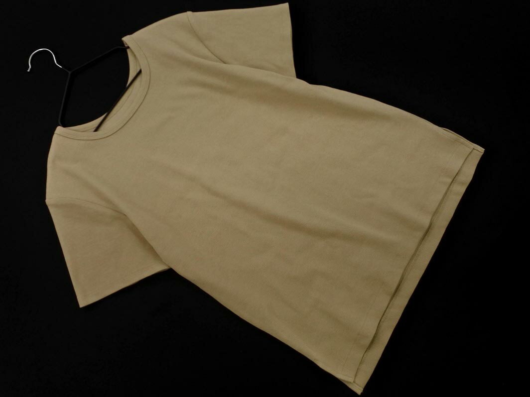ネコポスOK titivate ティティベイト リブ カットソー sizeM/ベージュ ■◆ ☆ ffb1 レディース【USED】【中古】【古着】【ブランド古着買取・販売ABJ】