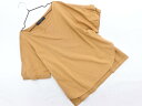 ネコポスOK SACRA サクラ PETAL SLEEVE フリルスリーブ Tシャツ size38/ベージュ ■◆ ☆ ffb2 レディース【USED】【中古】【古着】【ブランド古着買取・販売ABJ】