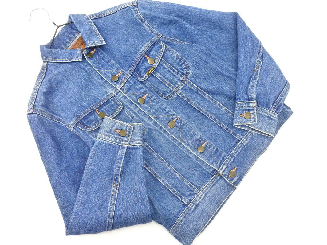 EDWIN エドウィン Gジャン デニム ジャケット sizeM/青 ■◇ ☆ geb8 レディース【USED】【中古】【古着】【ブランド古着買取・販売ABJ】