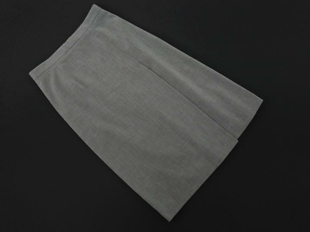 ネコポスOK UNTITLED アンタイトル タイト スカート size0/グレー ■■ ☆ ffc3 レディース【USED】【中古】【古着】【ブランド古着買取・販売ABJ】