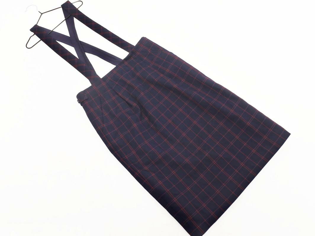 JOURNAL STANDARD L'ESSAGE ジャーナルスタンダードレサージュ ウール混 チェック スカート size36/紺 ◇■ ☆ fkb8 レディース【USED】【中古】【古着】【ブランド古着買取・販売ABJ】