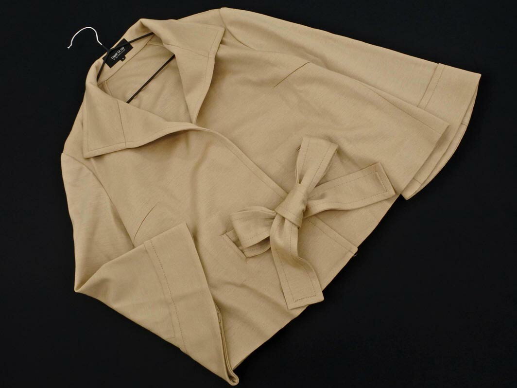 25SS コムサ COMME CA TCポンチ ジレ サイズ9 ベージュ  レディース 古着 中古 USED 25SS コムサ COMME CA TCポンチ ジレ サイズ9 ベージュ レディース