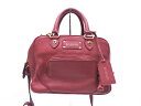 MACKINTOSH PHILOSOPHY マッキントッシュフィロソフィー 2WAY ショルダー ハンド バッグ ワイン ■■ ☆ fgc1 レディース【USED】【中古】【古着】【ブランド古着買取・販売ABJ】