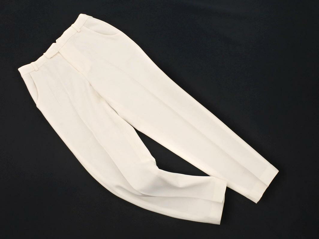 closet story UNITED ARROWS クローゼットストーリー ユナイテッドアローズ テーパード パンツ size36/白 ■◇ ☆ gec0 レディース【USED】【中古】【古着】【ブランド古着買取 販売ABJ】